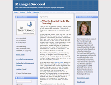 Tablet Screenshot of manage2succeed.com